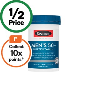 Swisse-Ultivite-Mens-50-Multivitamin-Tablets-Pk-90 on sale