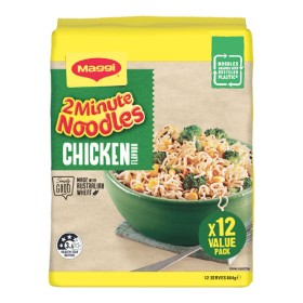 Maggi-2-Minute-Noodles-Chicken-864g-Pk-12 on sale