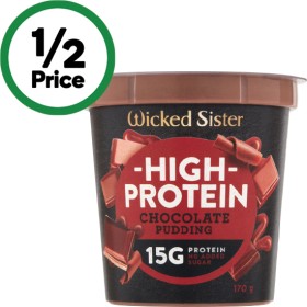 Wicked-Sister-High-Protein-Pudding-170g on sale