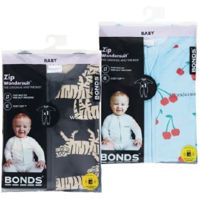 Bonds-Zippy-Wondersuit-Assorted-Pk-1 on sale