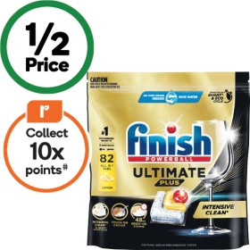 Finish-Ultimate-Plus-Dishwasher-Tablets-Pk-82 on sale