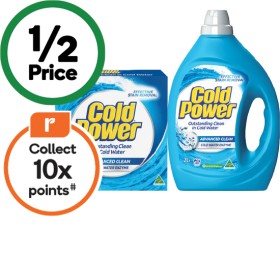 Cold-Power-Laundry-Liquid-2-Litre-or-Powder-2-kg on sale