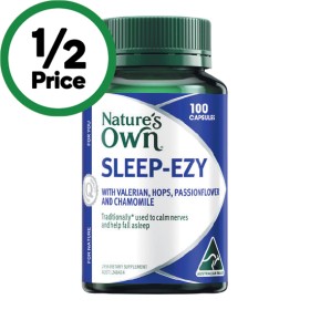 Natures-Own-Sleep-Ezy-Capsules-Pk-100 on sale