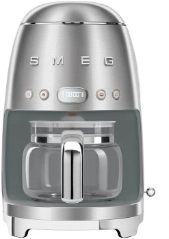Smeg+Retro+Drip+Filter+Coffee+Machine+-+Brushed+Silver