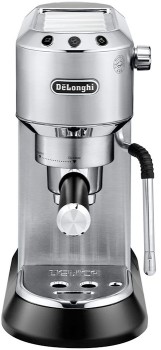 De%26rsquo%3BLonghi+Dedica+Arte+Manual+Pump+Coffee+Machine+-+Silver