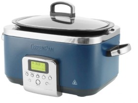 GreenPan+Elite+SLow+Cooker+6L+Oxford+Blue