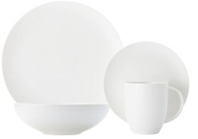Maxwell+%26amp%3B+Williams+16pc+White+Basics+Diamonds+Dinner+Set