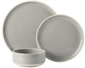 Hottie+12pc+Lucie+Dinner+Set+-+Taupe