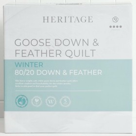 Heritage+80%2F20+Goose+Down+%26amp%3B+Feather+Quilt