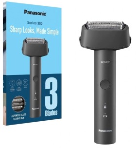 Panasonic+Series+300+3+Blade+Shaver+-+Black