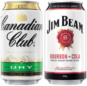 Canadian+Club+or+Jim+Beam+4.8%25+Varieties+10+Pack