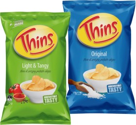 Thins+or+The+Natural+Chip+Co.+Chips+150%E2%80%91175g+Selected+Varieties