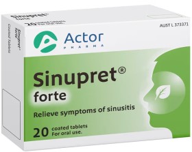 Sinupret+Forte+Sinusitis+Relief+20+Tablets