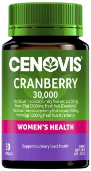 Cenovis-Cranberry-30000mg-30-Capsules on sale