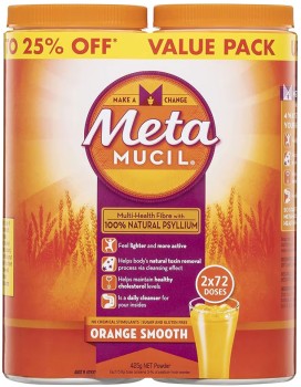 Metamucil-Fibre-Supplement-Smooth-Orange-2-x-425g on sale