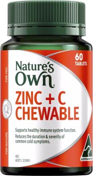 Nature%26%23039%3Bs+Own+Zinc+%2B+C+Chewable+60+Tablets