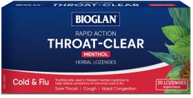 Bioglan+Throat-Clear+Menthol+Flavour+20+Lozenges