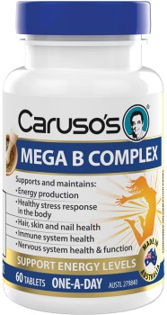 Carusos-Natural-Health-Mega-B-Complex-60 on sale