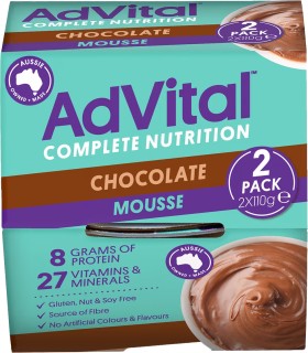 AdVital-Nutritionally-Complete-Chocolate-Mousse-2-Pack on sale