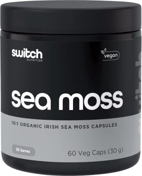 Switch-Nutrition-101-Organic-Irish-Sea-Moss-60-Capsules on sale