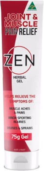 Zen+Joint+%26amp%3B+Muscle+Pain+Relief+Herbal+Gel+Tube+75g