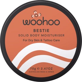 Woohoo+Body+Bestie+Solid+Body+Moisturiser+For+Dry+Skin+%26amp%3B+Tattoo+Care+-+70g
