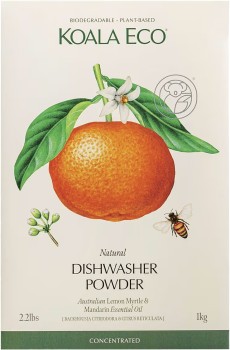 Koala+Eco+Natural+Dishwasher+Powder+Lemon+Myrtle+%26amp%3B+Mandarin+1kg