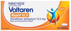 Voltaren+Rapid+12.5mg+Pain+Relief+20+Tablets