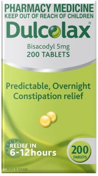 Dulcolax-Bisacodyl-5mg-200-Tablets on sale