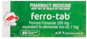 Ferro-Tab+Iron+60+Film+Coated+Tablets