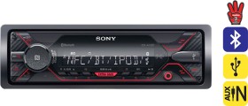 Sony+Single+Din+Head+Unit+with+Bluetooth