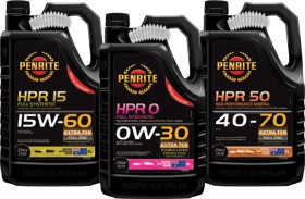 20-off-Selected-Penrite-HPR-0-HPR-15-HPR-50-5L-Engine-Oils on sale