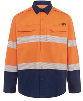 NEW-ELEVEN-Hi-Vis-Taped-Anti-Odour-LS-Shirt on sale