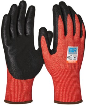 Blue+Rapta+Crude+X5+-+Cut+5+Flat+Nitrile+Palm+Gloves