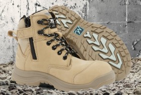 NEW-MRX-Womens-Tia-Zip-Sided-Lace-Up-Safety-Boots on sale