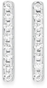 Sterling-Silver-Cubic-Zirconia-Bar-Studs on sale