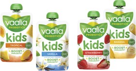Vaalia-Probiotics-Kids-Yoghurt-Pouch-140g on sale