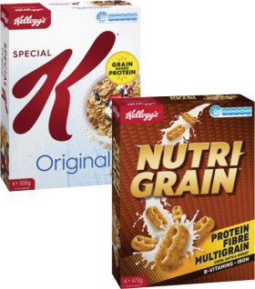 Kelloggs-Nutri-Grain-470g-or-Special-K-Cereal-500g on sale