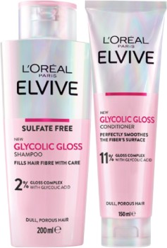LOral-Elvive-Glycolic-Gloss-Shampoo-200mL-or-Conditioner-150mL on sale