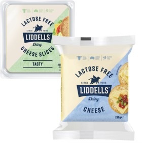 Liddells+Cheese+Block%2C+Sliced+or+Shredded+250g