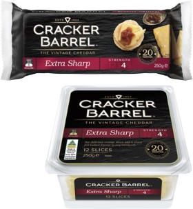 Cracker+Barrel+Cheese+Block+or+Slices+250g