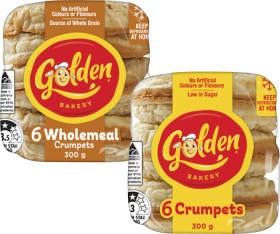 Golden+Crumpet+Rounds+6+Pack+300g