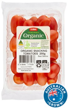 Coles+Organic+Snacking+Tomatoes+200g