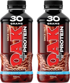 Oak+Plus+Protein+No+Added+Sugar+Milk+500mL