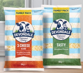 Devondale+Shredded+Cheese+750g