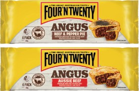 Four%26%23039%3BN+Twenty+Angus+Beef+Pies+4+Pack+700g