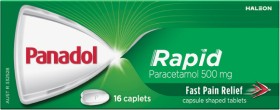Panadol+Paracetamol+Rapid+Caplets+16+Pack