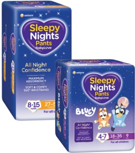 BabyLove+Sleepy+Night+Pants+8+Pack-9+Pack