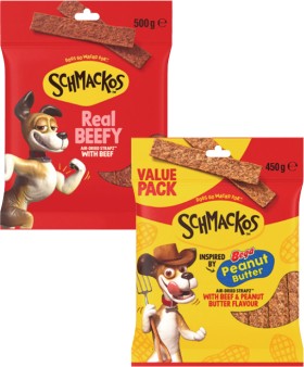 Schmackos+Dog+Treats+450g-500g