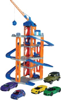 Majorette-Motor-Lift-Centre-5-Vehicles on sale